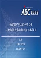 構(gòu)建國有資本的中堅力量 大型國有投資控股集團(tuán)深入改革之道